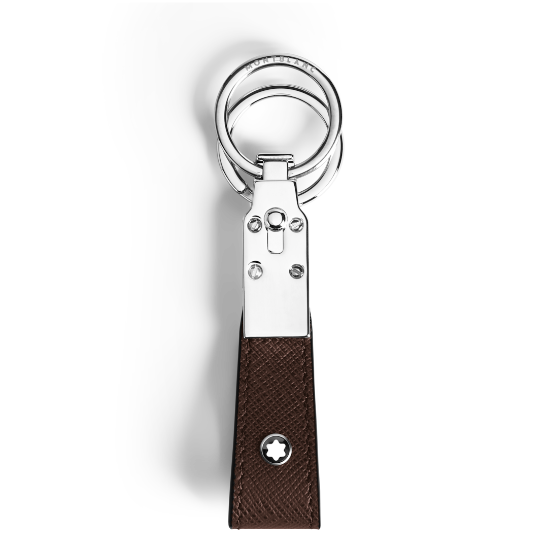 Montblanc Schlüsselanhänger mit Schlaufe aus Sartorial Leder - Ebony