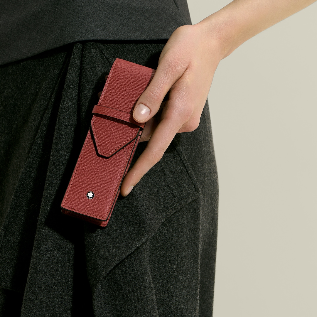 Montblanc Sartorial Etui für 2 Schreibgerät - Red Oak