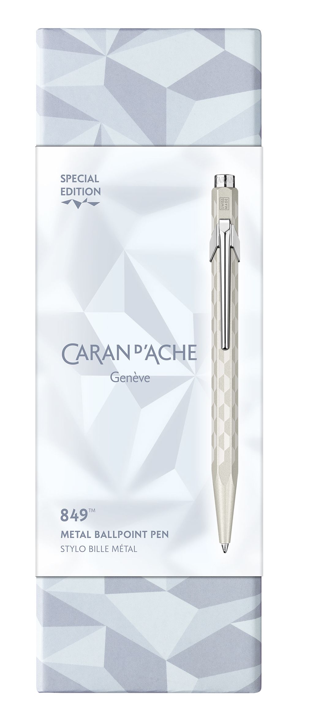 Caran d'Ache Kugelschreiber 849 - Alpine Frost weiß