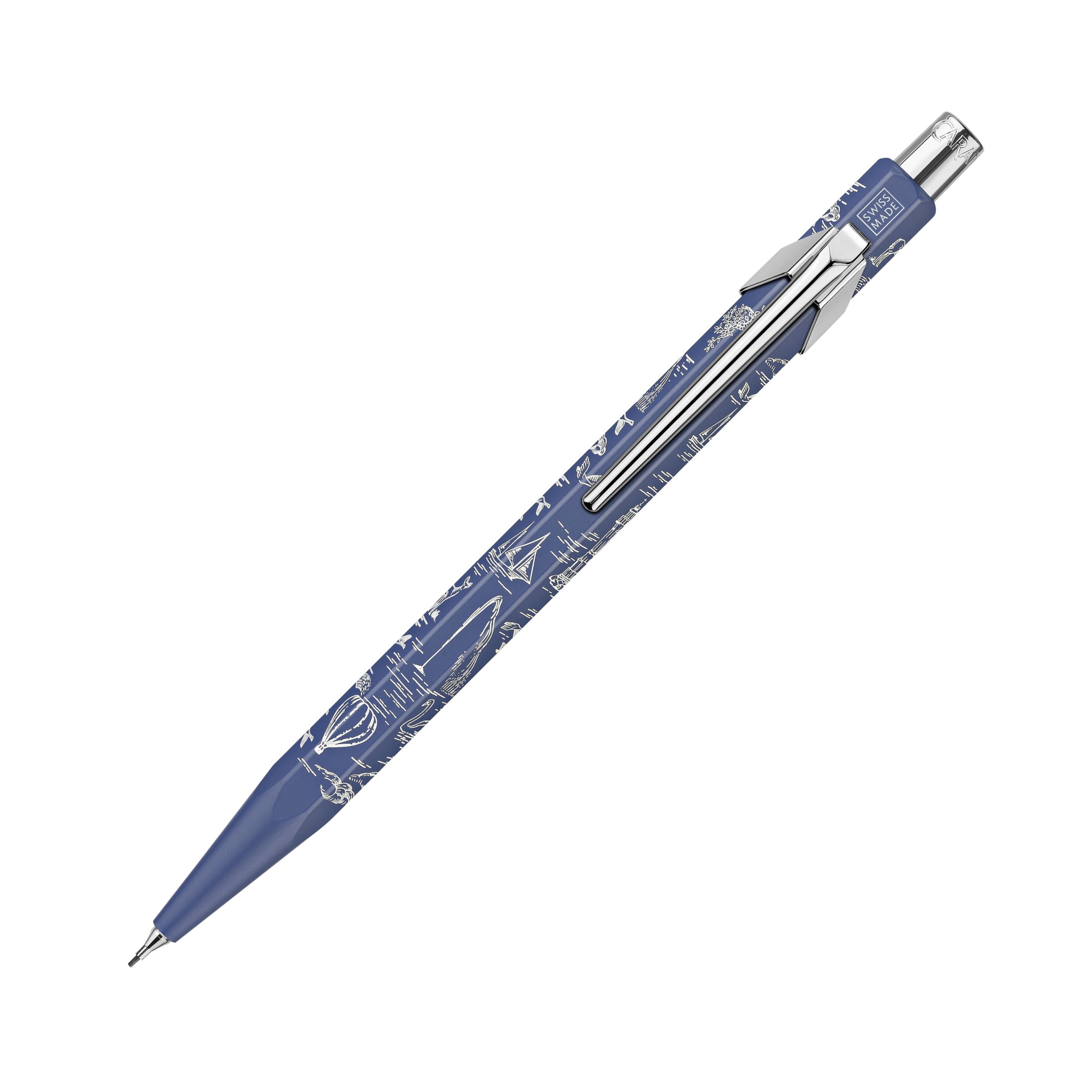 Caran d'Ache Set Kugelschreiber 849 und Bleistift 844 Xmas 2026 Toile de Jouy - Sondererdition
