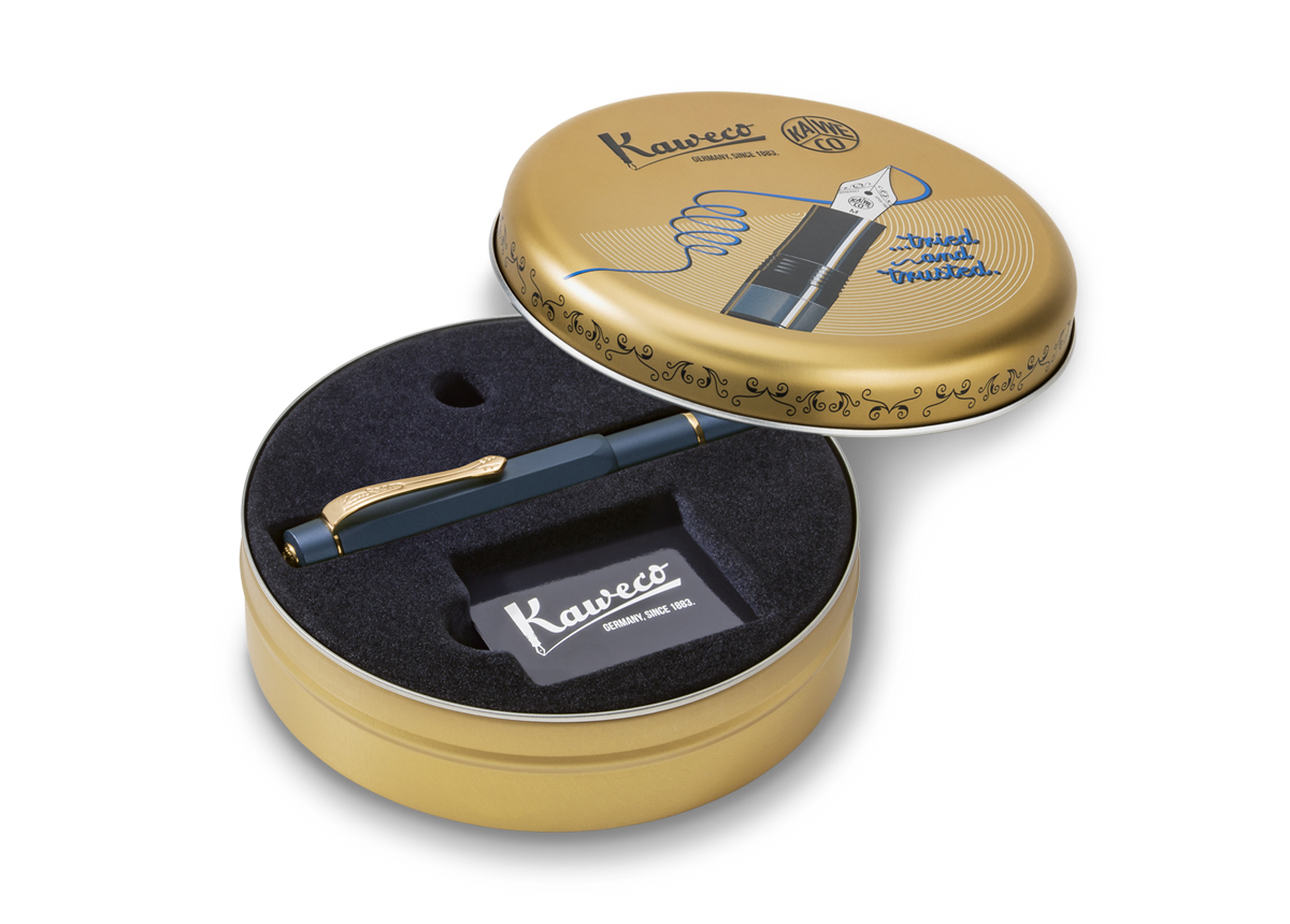 Kaweco Al SPORT Kolbenfüllhalter Solo navy medium