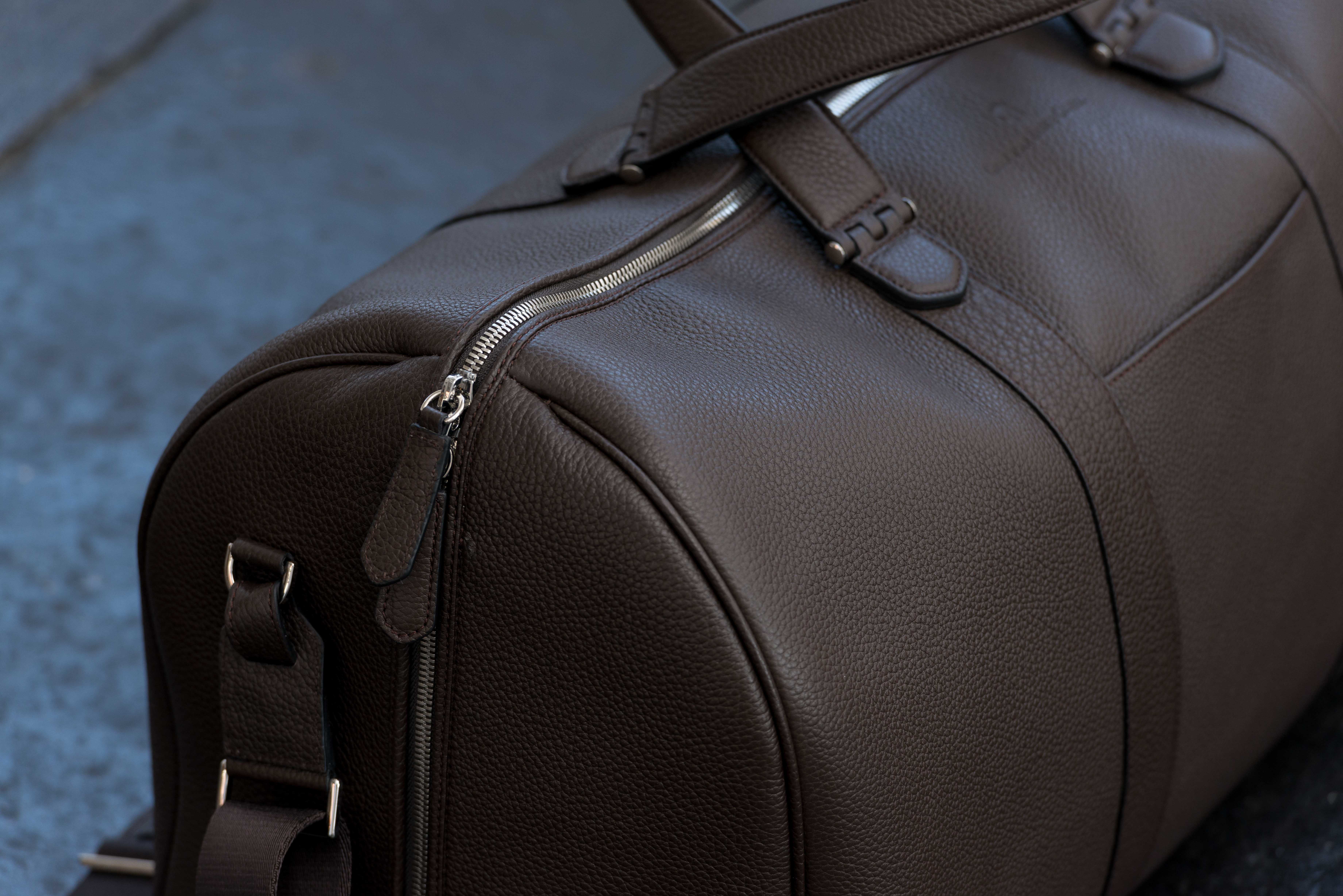 Graf von Faber-Castell Weekender Cashmere Leder - dunkelbraun