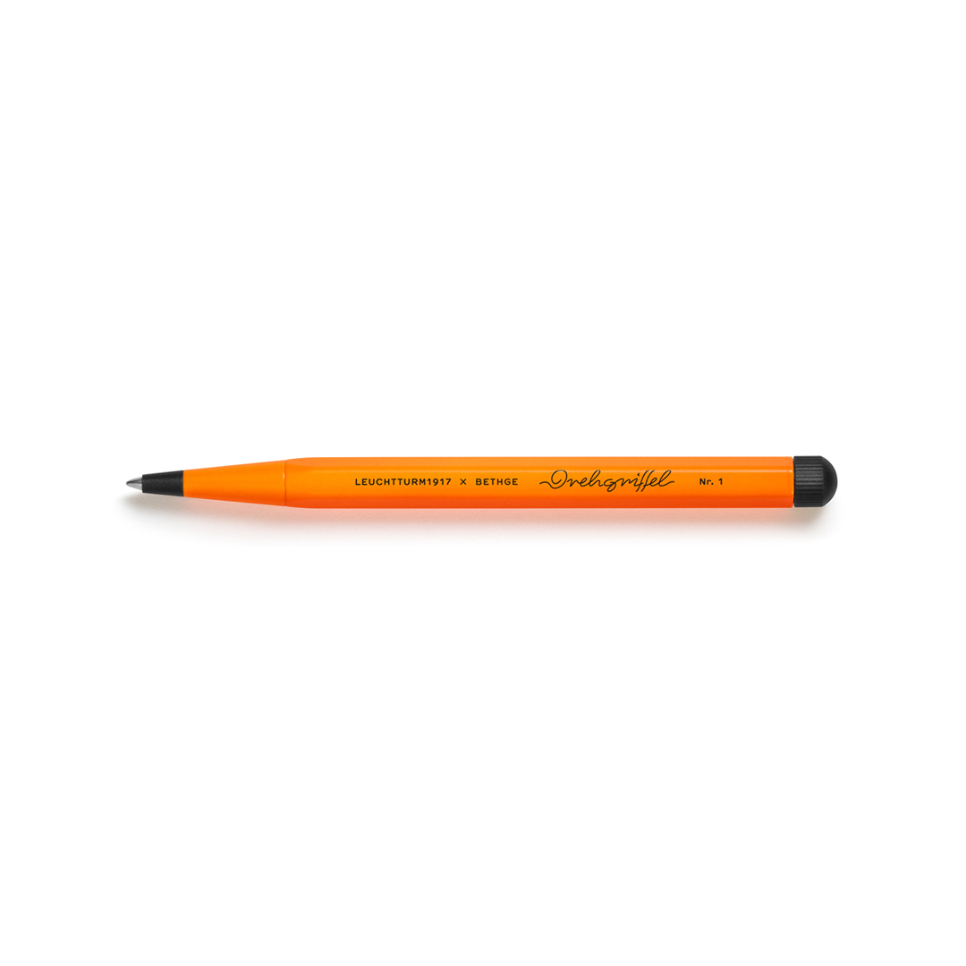 Leuchtturm Drehgriffel Luminous Edition x Bethge - Luminous Orange