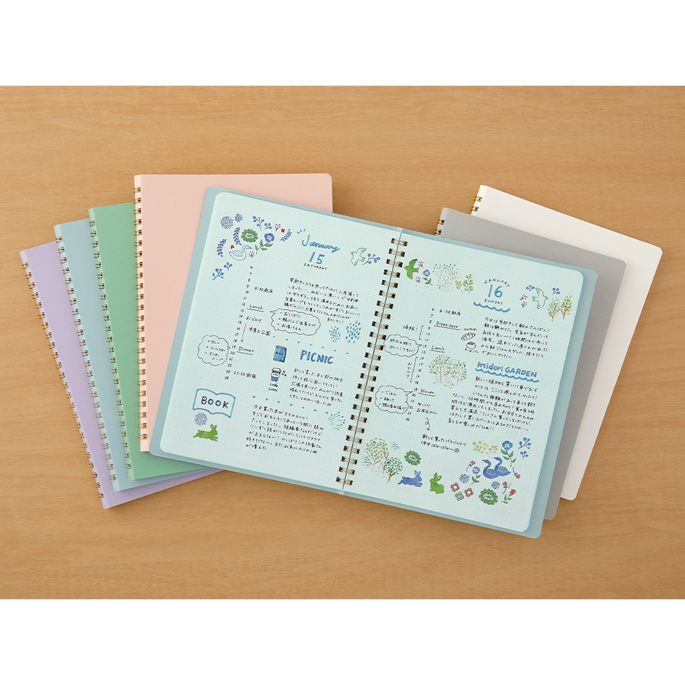 Midori Paper Notizbuch A5 blau