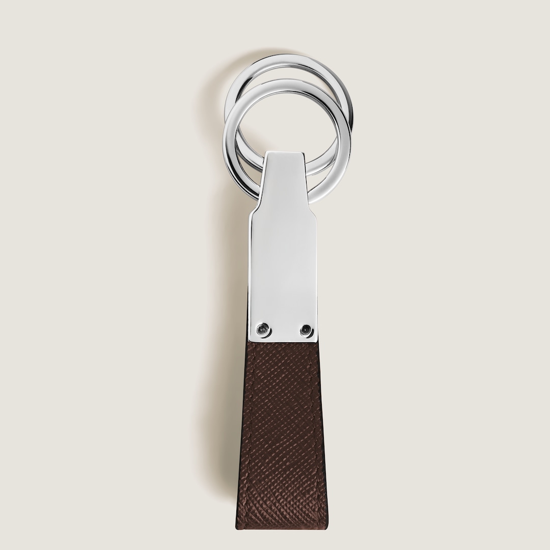 Montblanc Schlüsselanhänger mit Schlaufe aus Sartorial Leder - Ebony