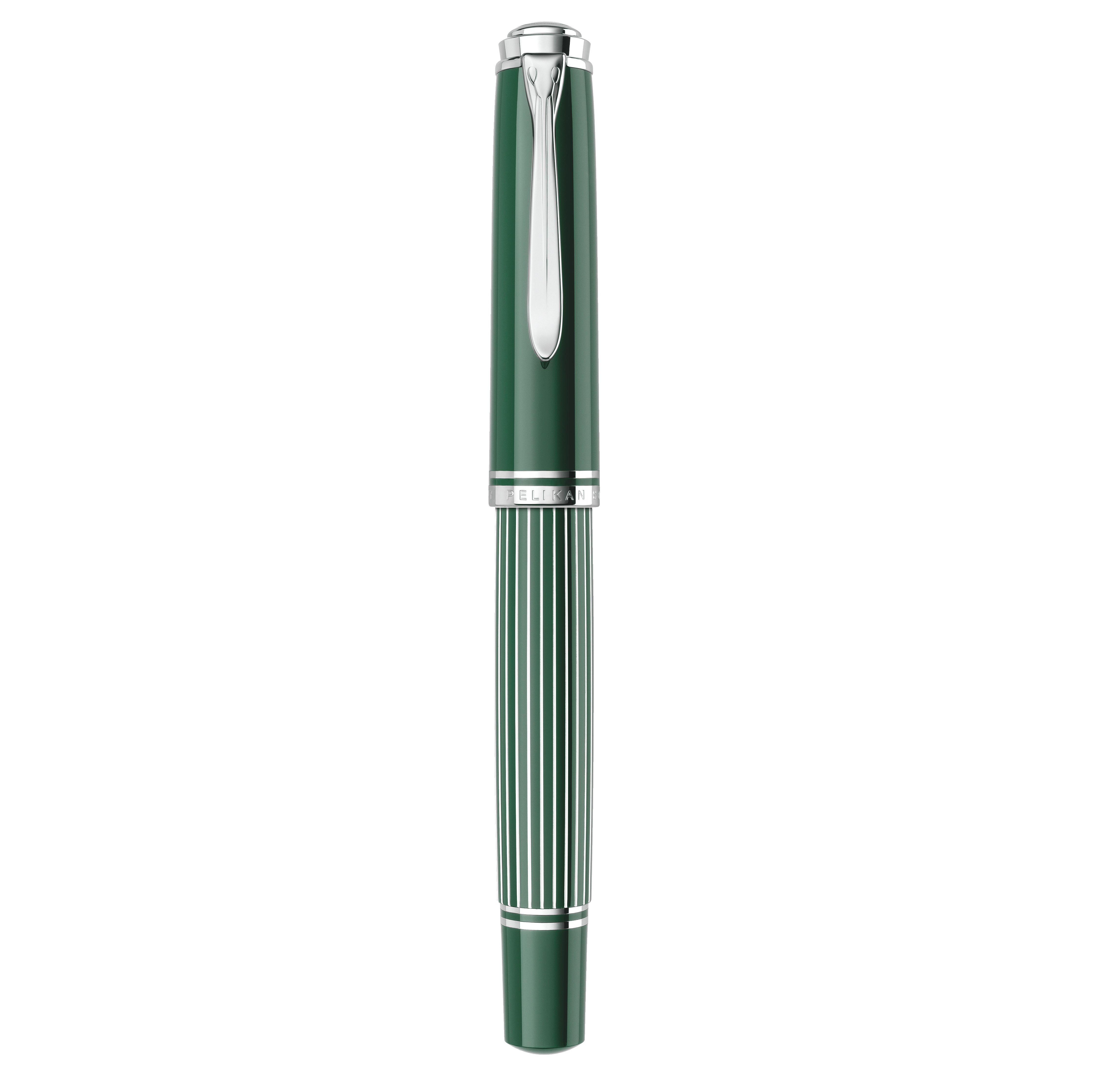 Pelikan Füllhalter M815 Metal Striped Green - Special Edition Medium