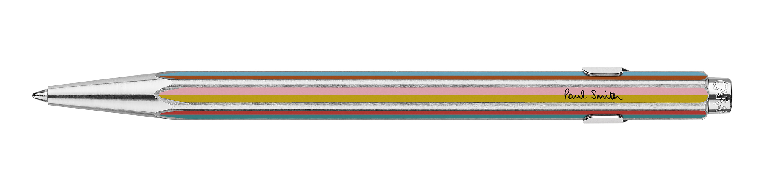Caran d'Ache Kugelschreiber 849 Paul Smith - Sonderedition - silber