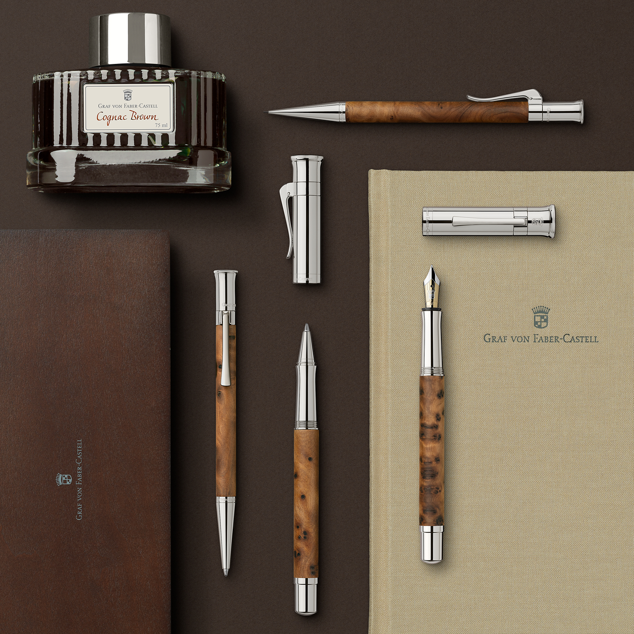 Graf von Faber-Castell Bleistift Classic aus Thujawurzelholz