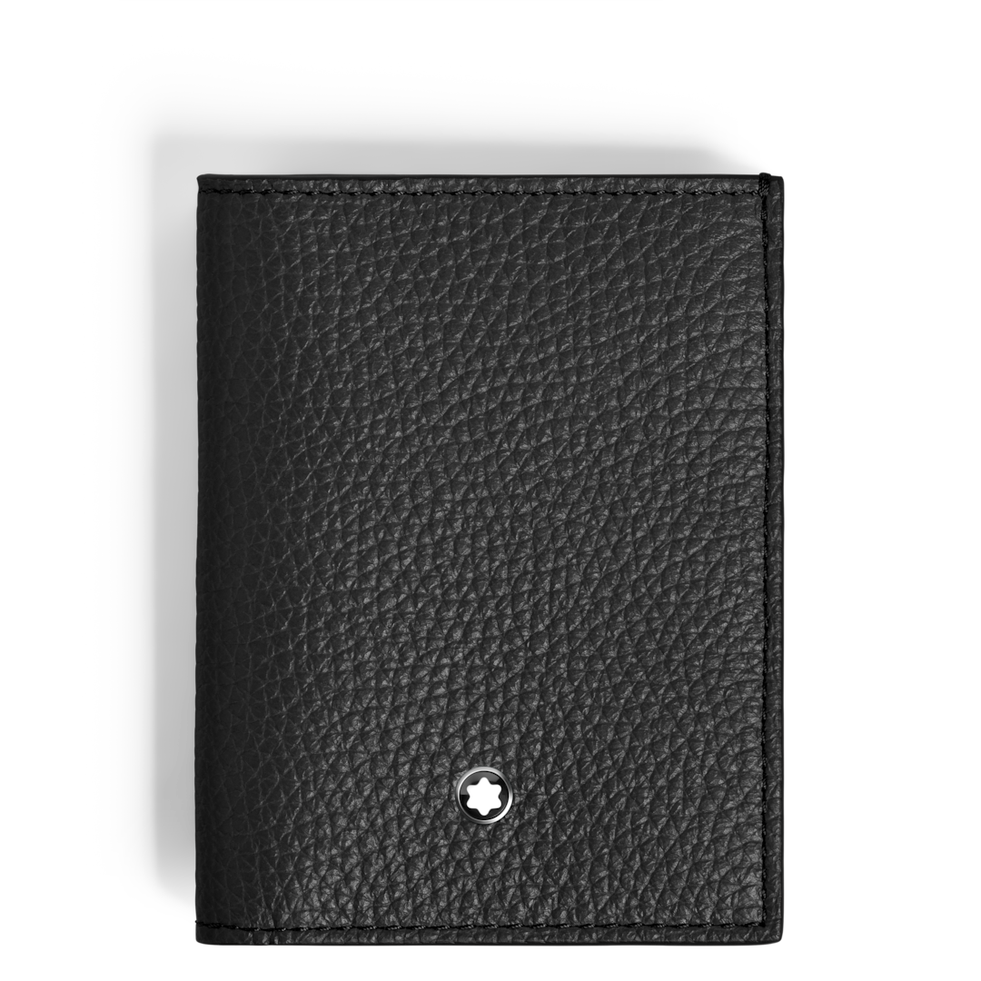 Montblanc Mini Brieftasche 4 cc aus Grain Leder - Schwarz