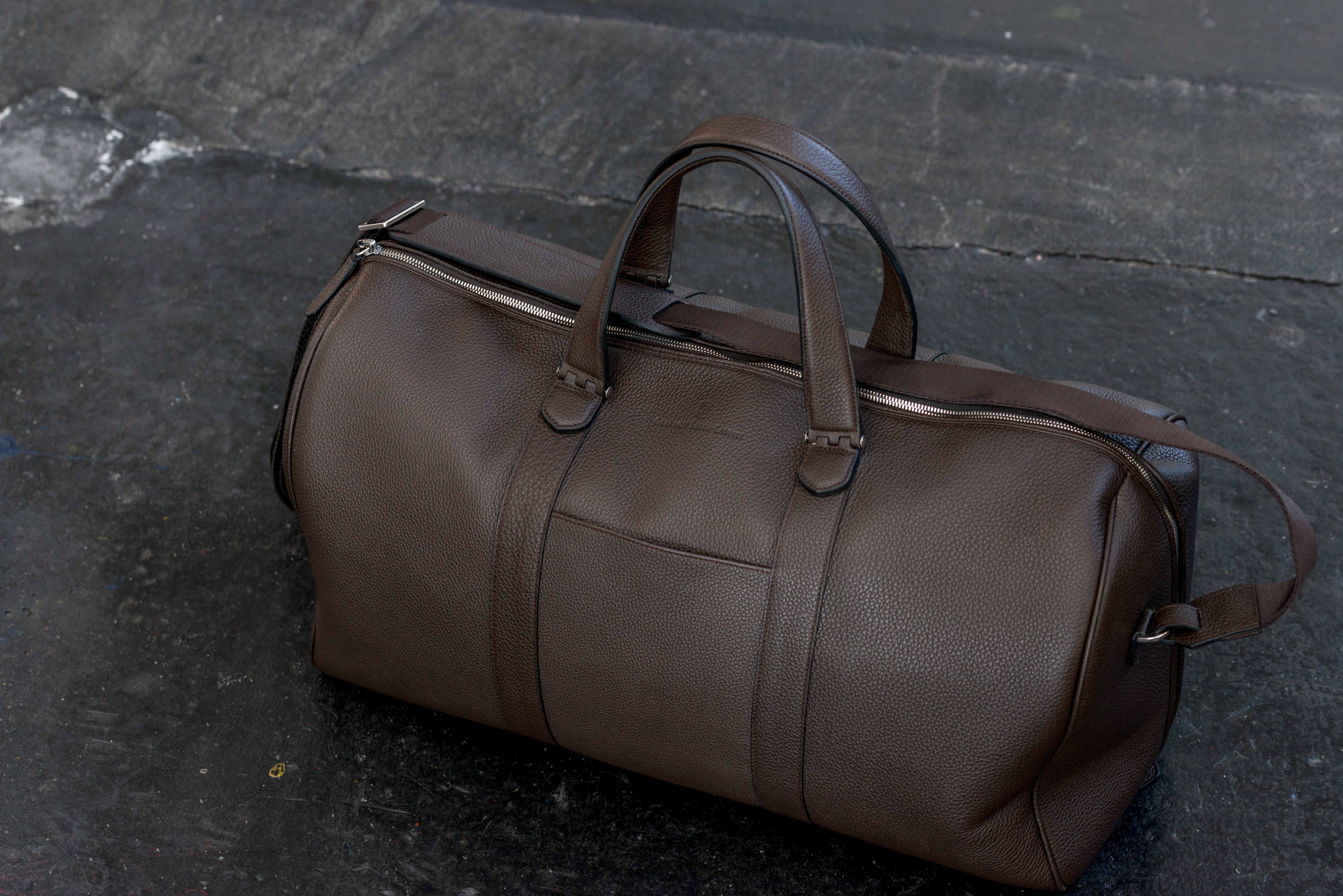 Graf von Faber-Castell Weekender Cashmere Leder - dunkelbraun