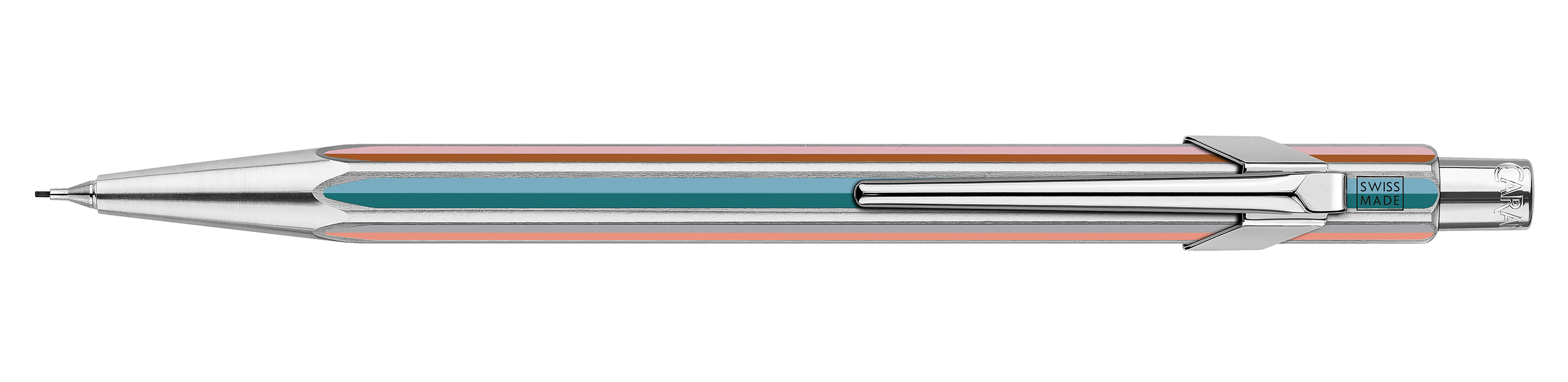 Caran d'Ache Druckbleistift 844 Paul Smith - Sonderedition - silber