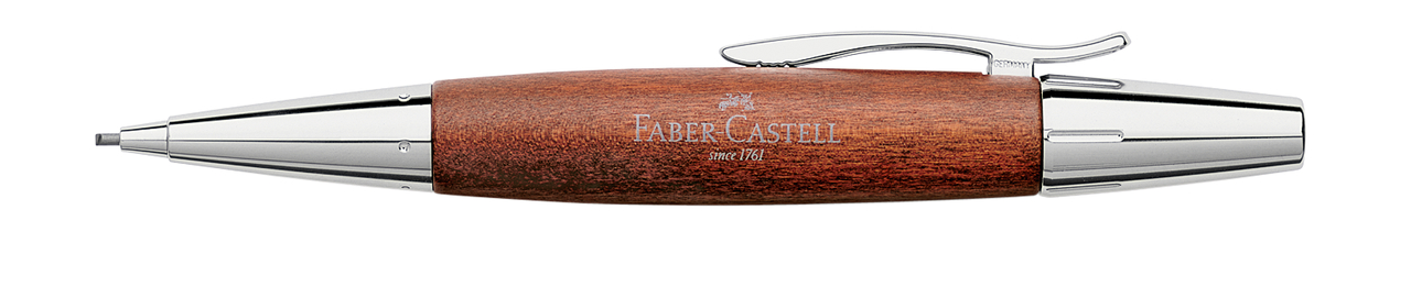 Faber-Castell E-Motion Holz/Chrom Drehbleistift braun