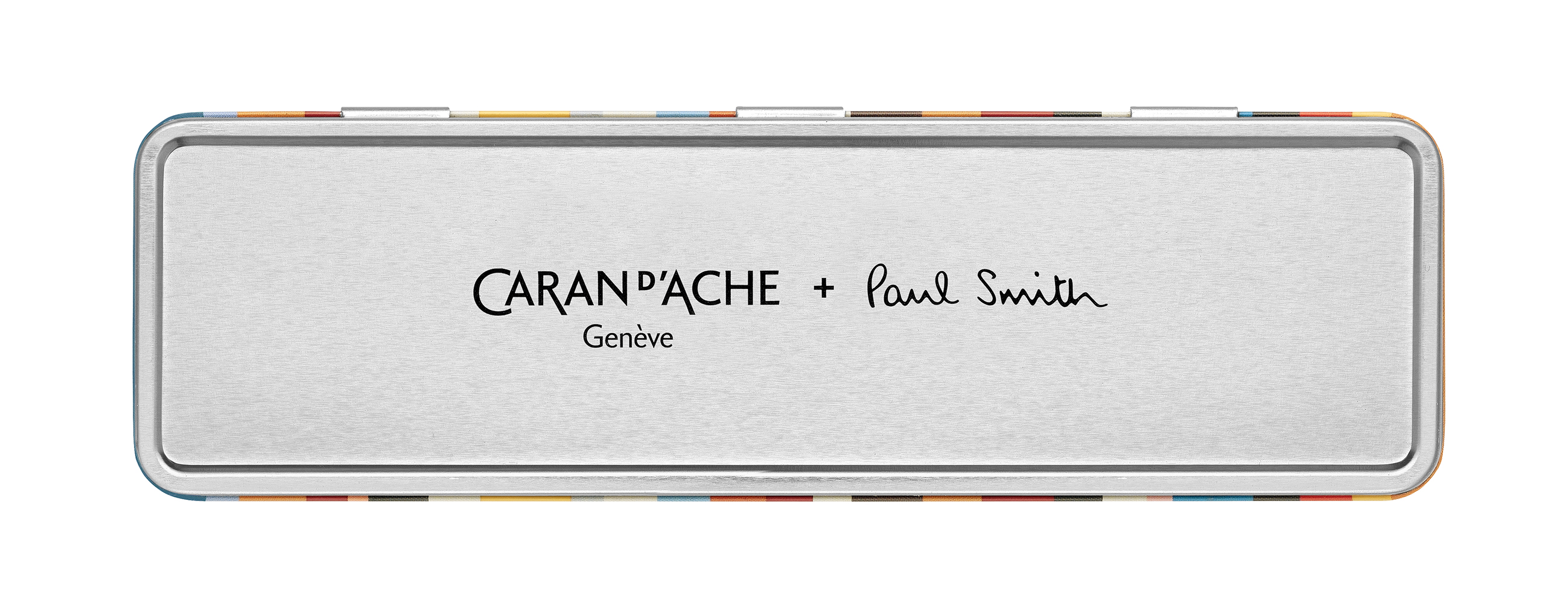 Caran d'Ache Kugelschreiber 849 Paul Smith - Sonderedition - silber