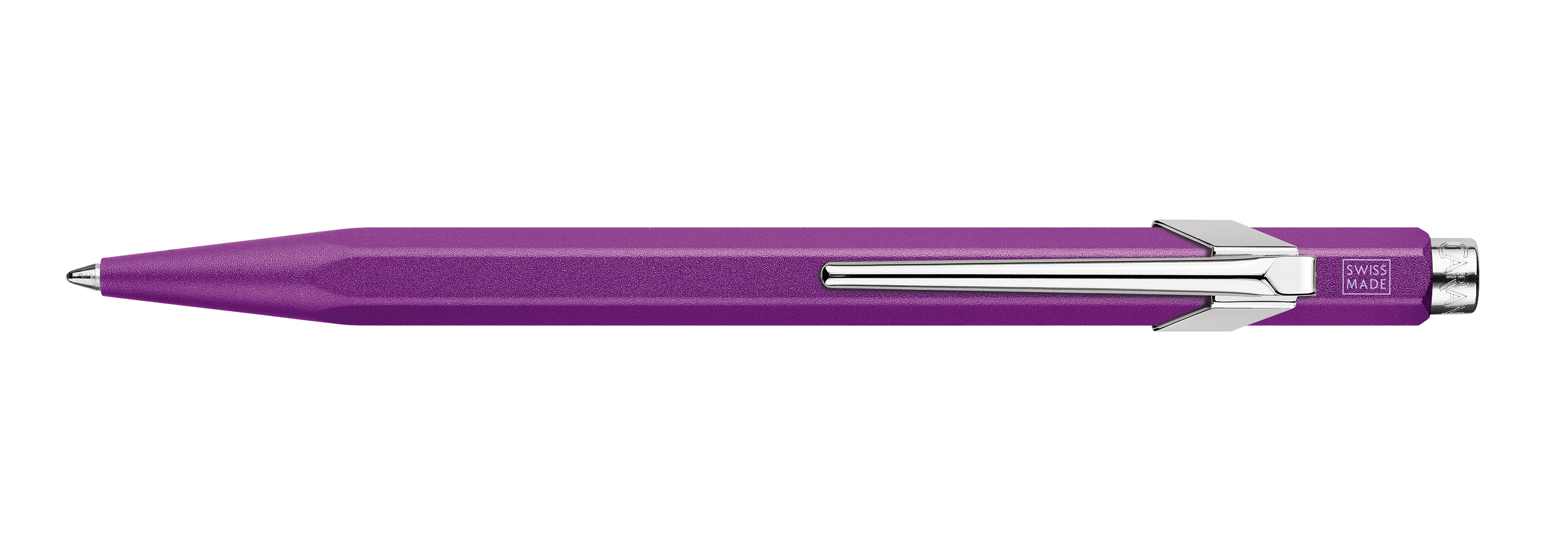 Caran d'Ache Metall-Kugelschreiber 849 COLORMAT-X violett