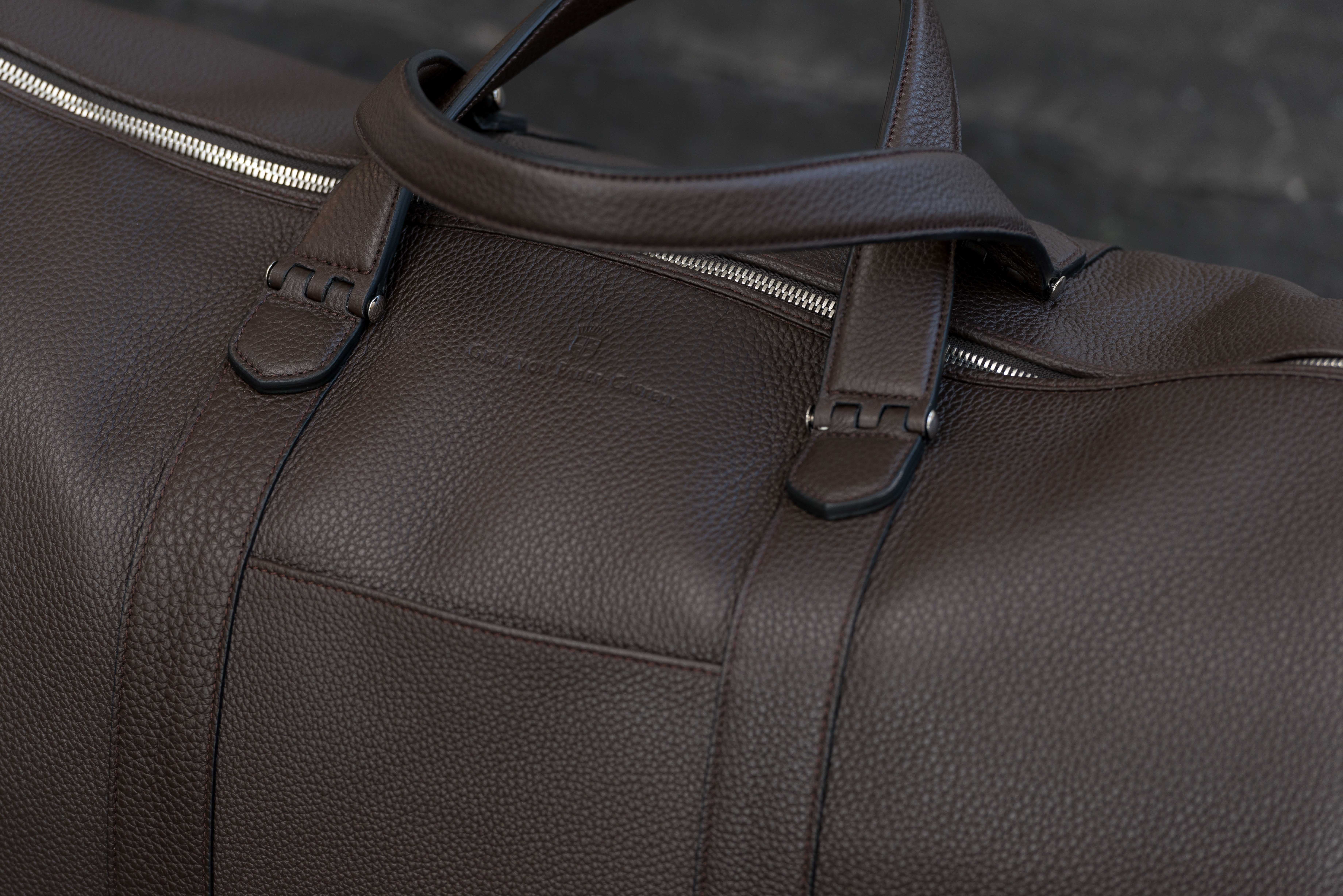 Graf von Faber-Castell Weekender Cashmere Leder - dunkelbraun