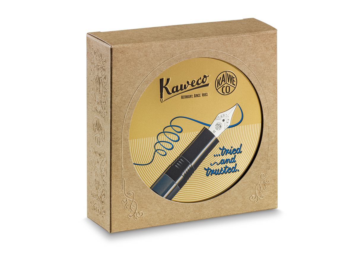 Kaweco Al SPORT Kolbenfüllhalter Solo navy medium