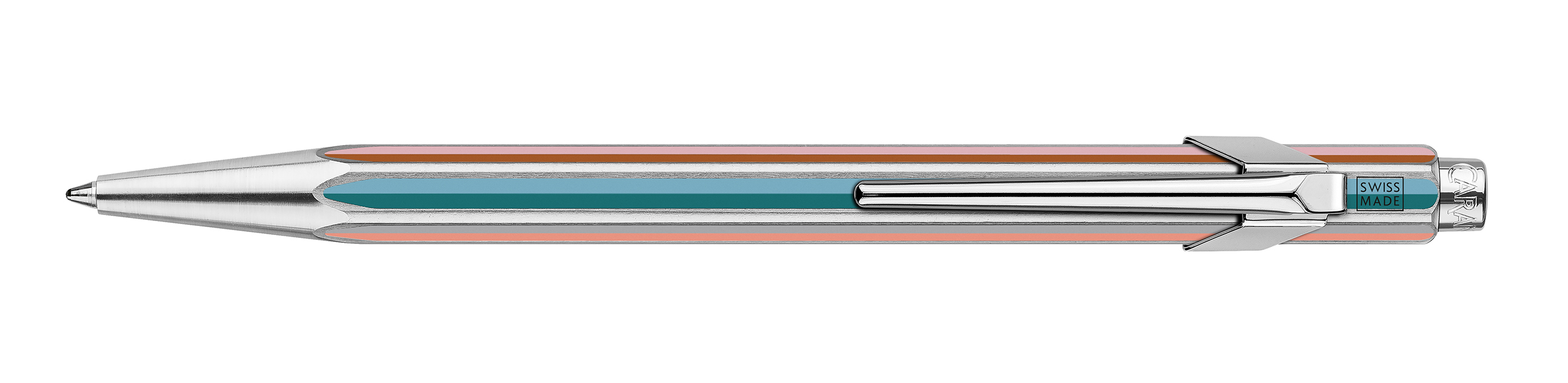 Caran d'Ache Kugelschreiber 849 Paul Smith - Sonderedition - silber