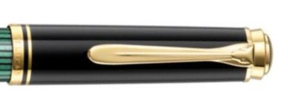 M400 Kappe komplett, schwarz, goldene Beschläge