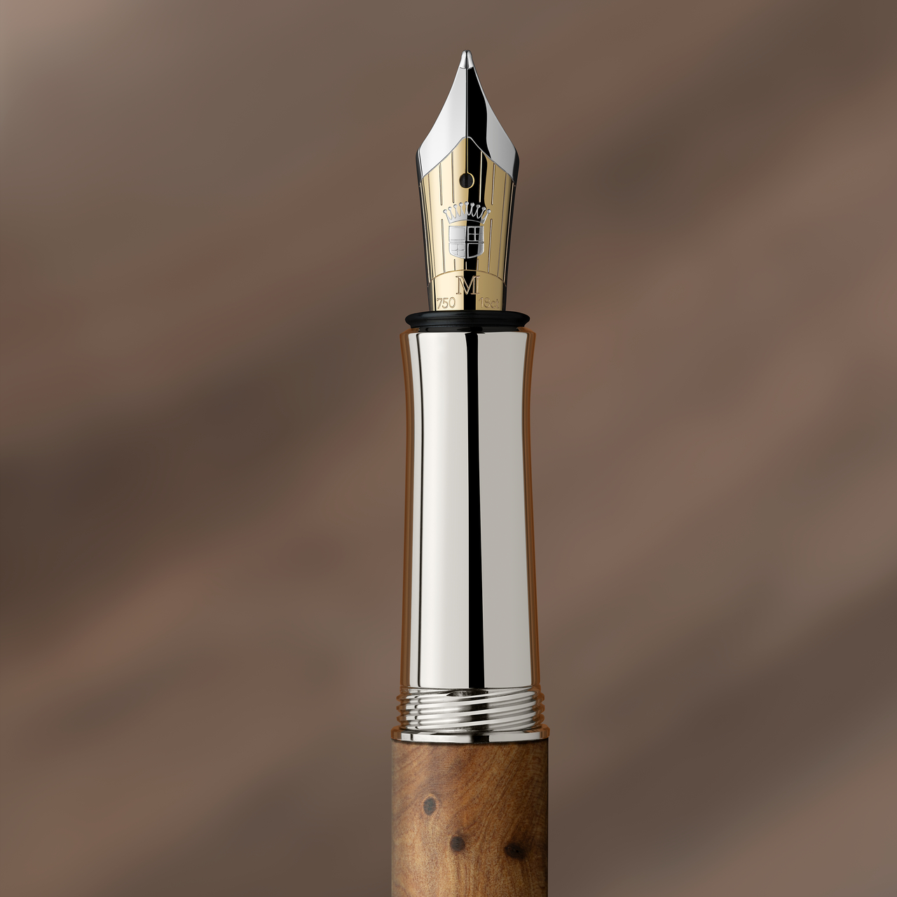 Graf von Faber-Castell Füllhalter aus Thujawurzelholz - Medium